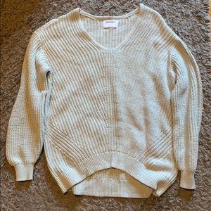 Old Navy Light blue knitted V neck sweater